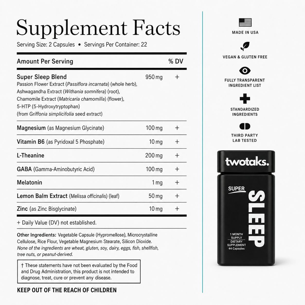 Super Sleep – Night Routine Capsules