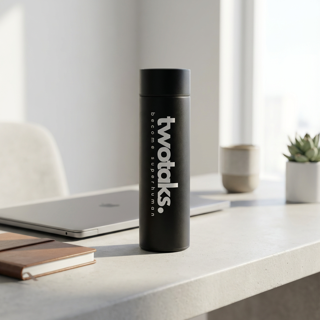 twotaks Smart Thermos Bottle – 500ml Stainless Steel (Hot & Cold)